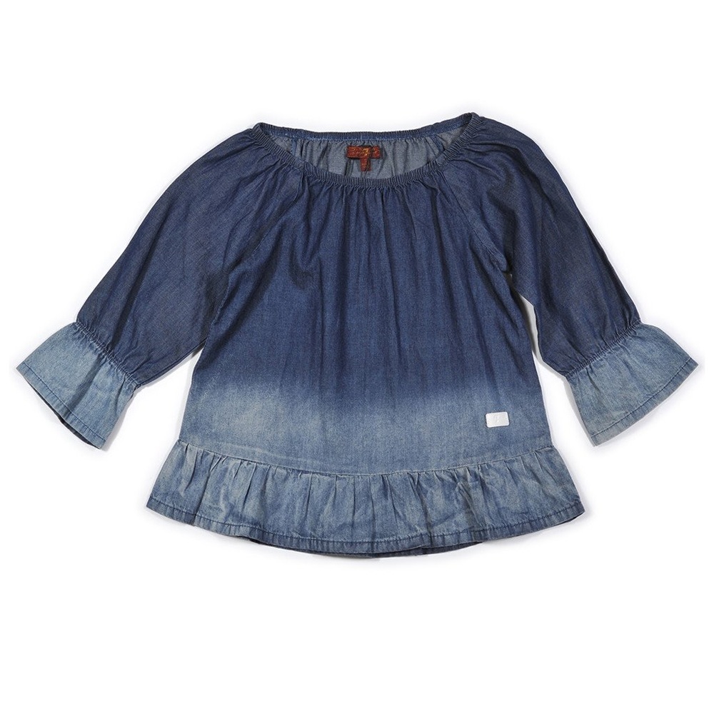 7 for All Mankind Ruffle Top